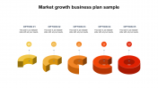 Market growth business plan sample - 3D Diagram