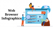 Editable Web Browser Infographics PowerPoint Template