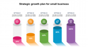Strategic Growth Plan For Small Business PowerPoint Slide