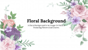 Predesign Floral Background For PowerPoint And Google Slides