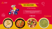 Creative Food Delivery PPT  And Google Slides Template