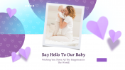 Easy To Use Baby Greeting Card Powerpoint And Google Slides