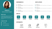 Editable CV Infographics PowerPoint And Google Slides