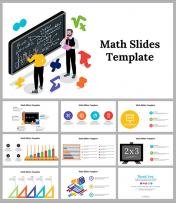 Easy To Edit Math PowerPoint And Google Slides Template
