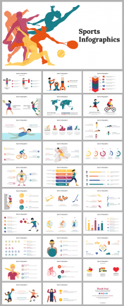 Sports Infographics PowerPoint And Google Slides Template