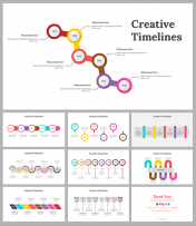 Creative Timelines PowerPoint And Google Slides Template