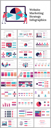 Website Marketing Strategy Infographics PowerPoint 