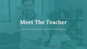 Meet The Teacher PowerPoint Presentation And Google Slides
