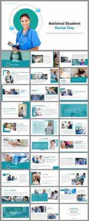 National Student Nurse Day PowerPoint And Google Slides
