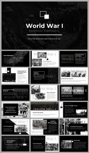 World War I PPT Presentation And Google Slides Themes