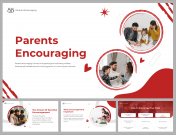 Parents Encouraging PPT Presentation And Google Slides