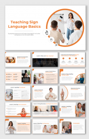 Teaching Sign Language Basics PowerPoint And Google Slides