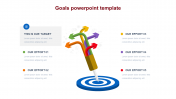 Goals PowerPoint Template - Bullseye Diagram Presentation