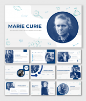 Marie Curie PowerPoint And Google Slides Templates