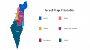 Israel Map Printable PowerPoint And Google Slides Themes