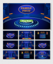 Family Feud Video Game Quiz Challenge PPT And Google Slides