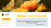 Easy To Edit 2024 Calendar PowerPoint And Google Slides