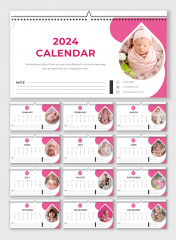 Easy To Editable Calendar PPT And Google Slides Templates