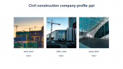 Civil Construction Company Profile PPT and Google Slides