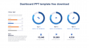 Sample Dashboard PPT Template Free Download