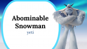 Abominable Snowman PowerPoint and Google Slides Templates