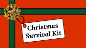 Attractive Christmas Survival Kit Presentation Templates
