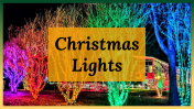 Attractive Christmas Lights PowerPoint Presentation