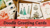 Attractive Doodle Greeting Cards PowerPoint Presentation
