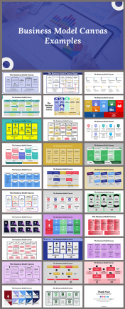 Business Model Canvas Examples PPT and Google Slides Themes