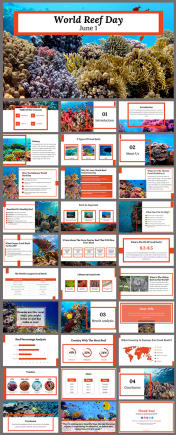 World Reef Day PowerPoint and Google Slides Themes