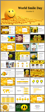 Easy To Edit World Smile Day PowerPoint Presentation
