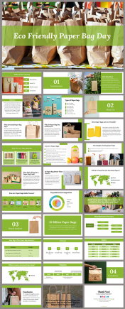 Creative Eco Friendly Paper Bag Day PowerPoint Presentation