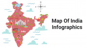 Map Of India Infographics PowerPoint and Google Slides