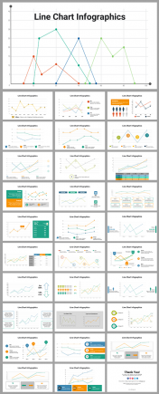 Creative Line Chart Infographics PowerPoint Presentation 