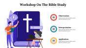 Attractive Workshop On The Bible Study PPT And Google Slides