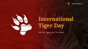 International Tiger Day PPT and Google Slides Themes