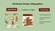 Christmas Recipe Infographics PPT And Google Slides