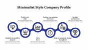Minimalist Style Company Profile Template  And Google Slides