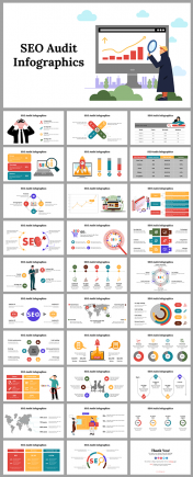 SEO Audit Infographics PowerPoint and Google Slides Themes