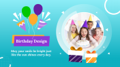 Birthday Design PowerPoint Presentation And Google Slides