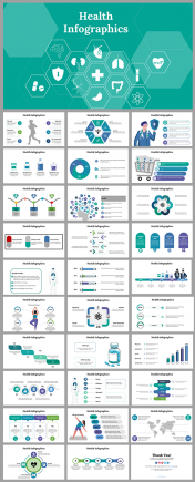 Health Infographics PowerPoint And Google Slides Themes