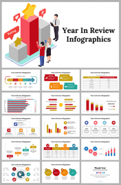 Year In Review Infographics PowerPoint And Google Slides
