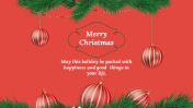Creative Christmas Card PPT And Google Slides Template