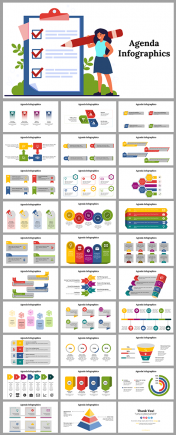 Agenda Infographics PowerPoint And Google Slides Themes