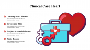 Creative Clinical Case Heart PowerPoint And Google Slides