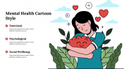 Mental Health Cartoon Style PowerPoint And Google Slides
