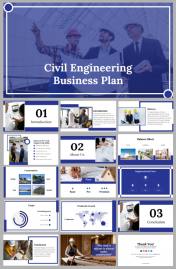 Civil Engineering Business Plan PPT And Google Slides Themes