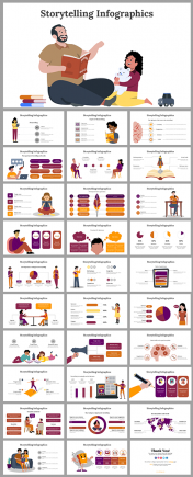 Storytelling Infographics PPT and Google Slides Themes
