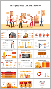 Infographics On Art History PPT And Google Slides Themes