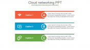 Creative Cloud Networking PPT Slide Design Template